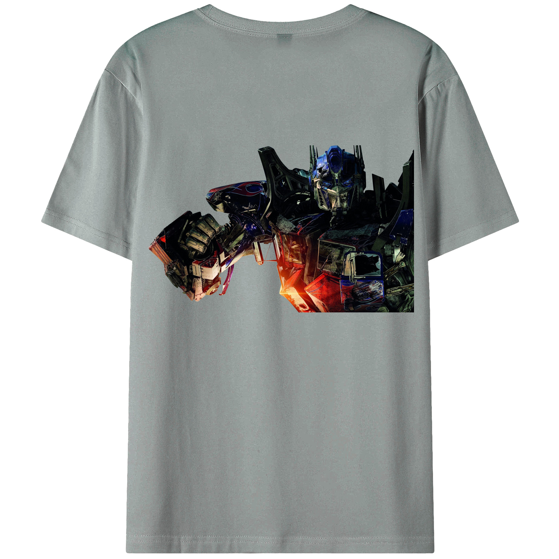 （画像用）  綿100％ メンズ半袖Tシャツ（バックプリント） 通気性